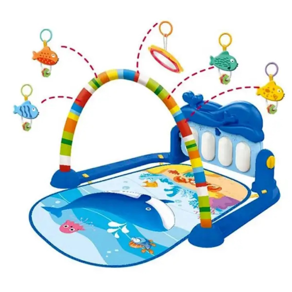 تشک بازی پیانودار هانگر طرح دریا و ماهی